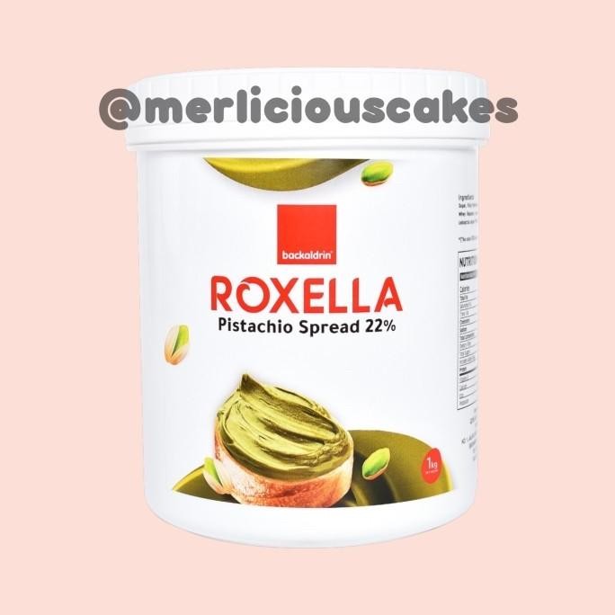 

#####] 1 Kg Roxella Pistachio Spread 22% Selai Pistachio Isian Kunafa Dubai Chocolate Filling Roti Topping Donat Kue