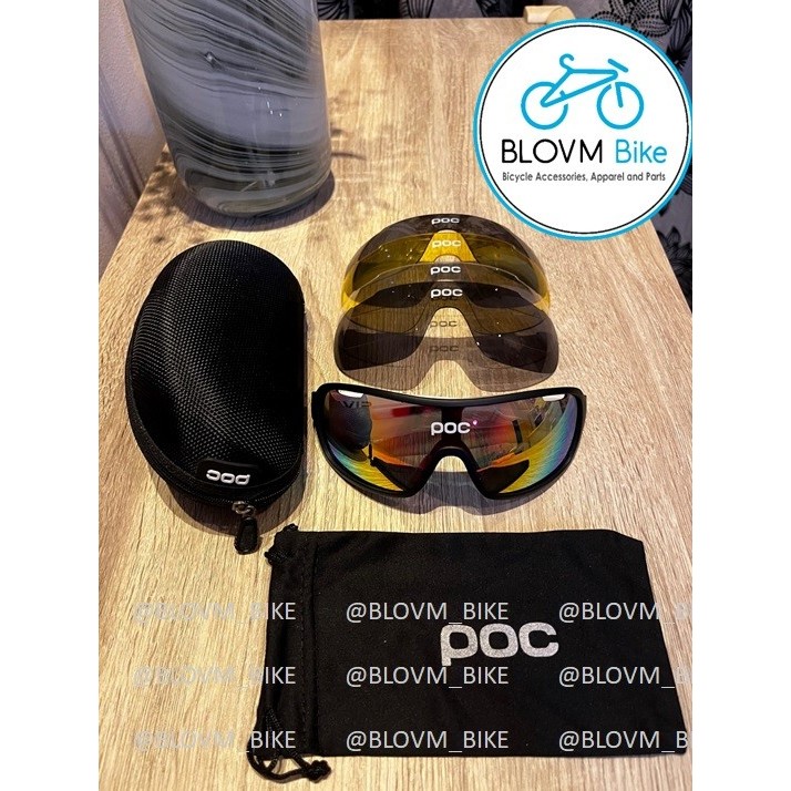 Kacamata Sepeda Poc Uv400 Protection Polarized Roadbike