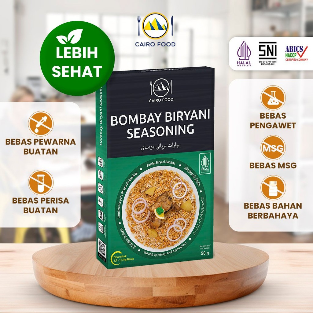 

Bumbu Biryani Bombay Spice Mix Sehat - Cairo Food
