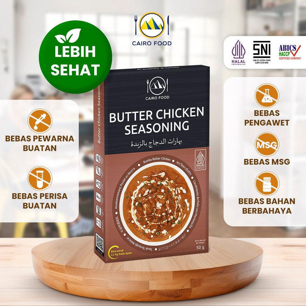 

Bumbu Butter Chicken Spice Mix Sehat - Cairo Food