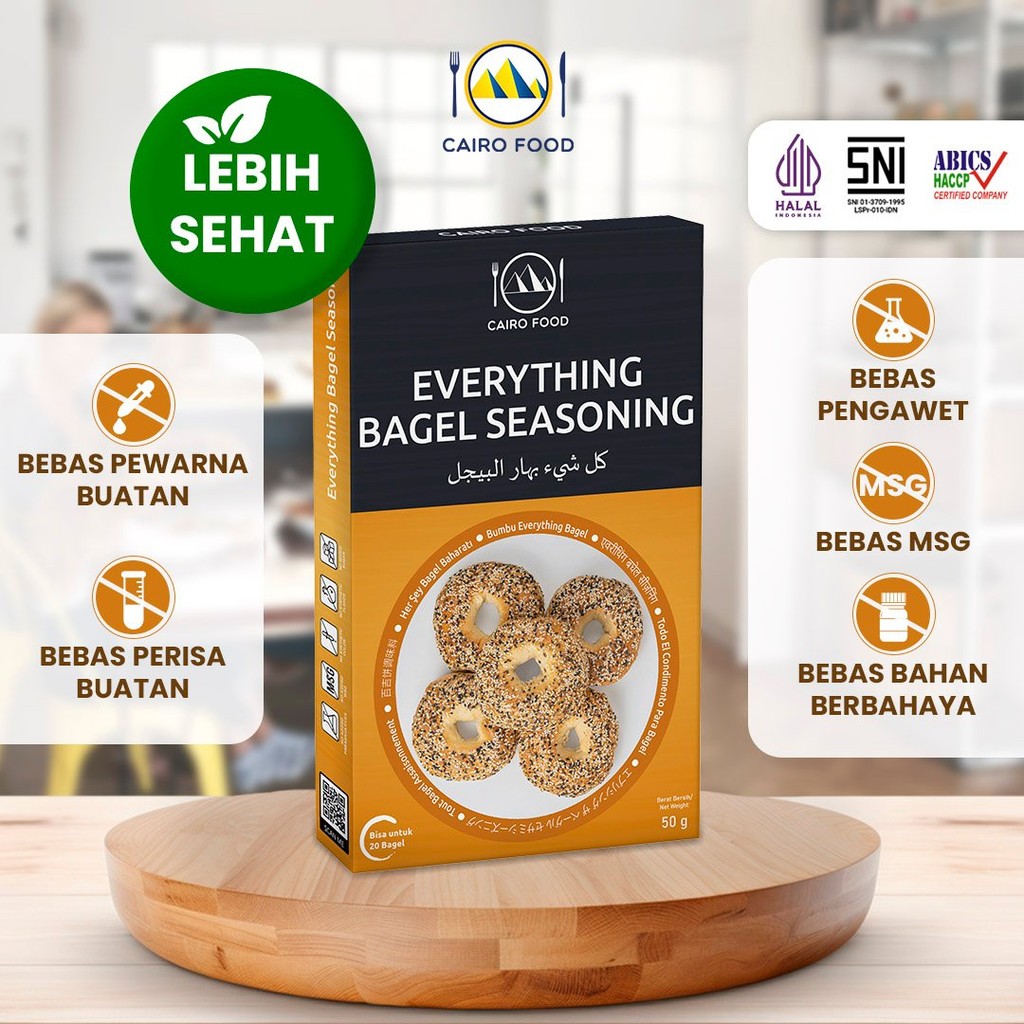 

Bumbu Everything Bagel Spice Mix Sehat - Cairo Food