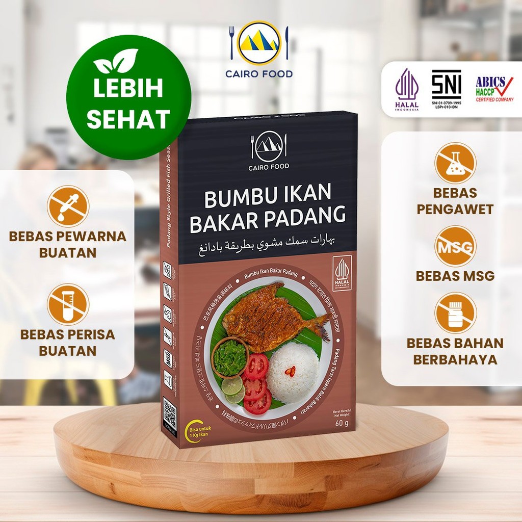 

Bumbu Ikan Bakar Padang Spice Mix Sehat - Cairo Food