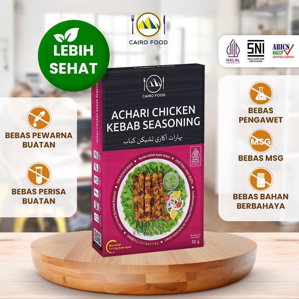 

Bumbu Achari Chicken Kebab Spice Mix Sehat - Cairo Food