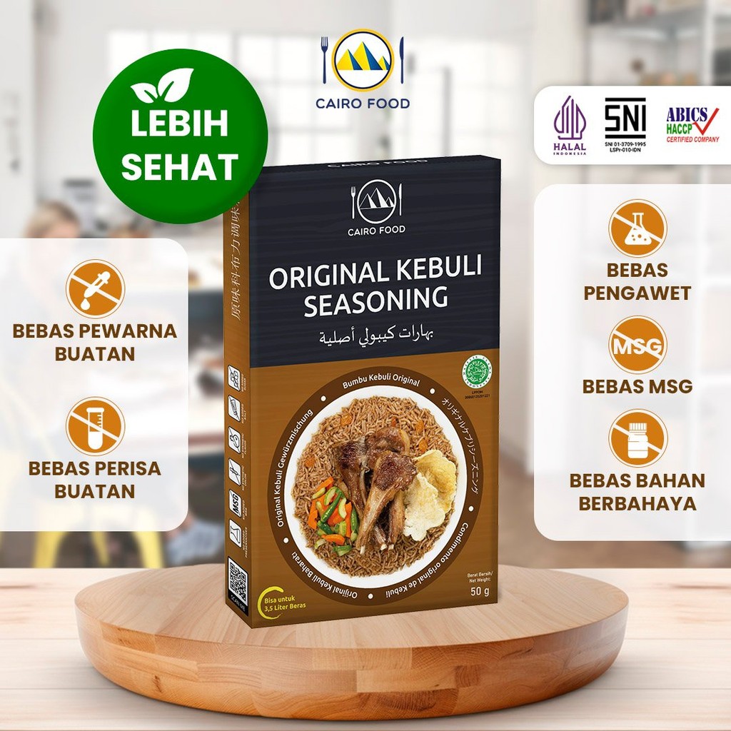 

Bumbu Kebuli Original Spice Mix Sehat - Cairo Food