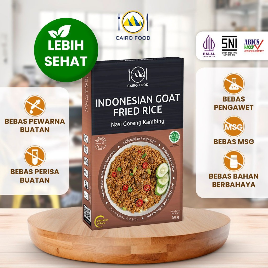 

Bumbu Nasi Goreng Kambing Spice Mix Sehat - Cairo Food