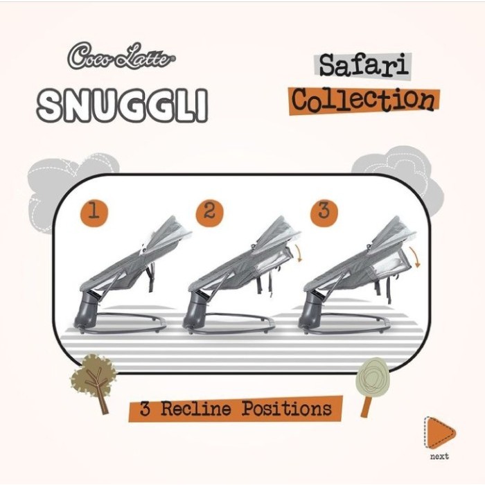 Cocolatte Snuggli Swing / Ayunan Bayi Rocker Bouncer