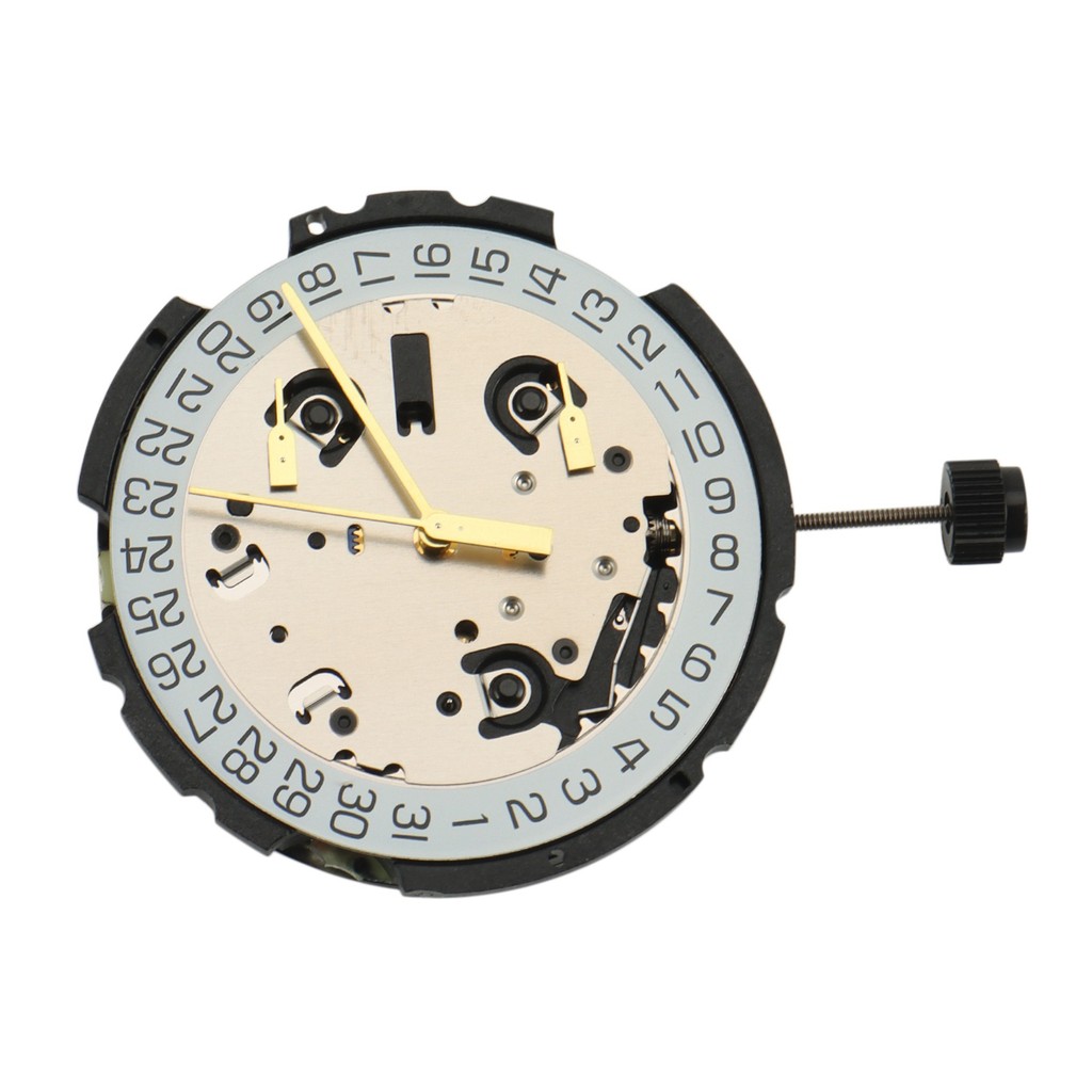 GC Watch Movement for ETA G10.212 Quartz Movement with Stem& No Battery 6 Pin Date At 4 Watch Repair