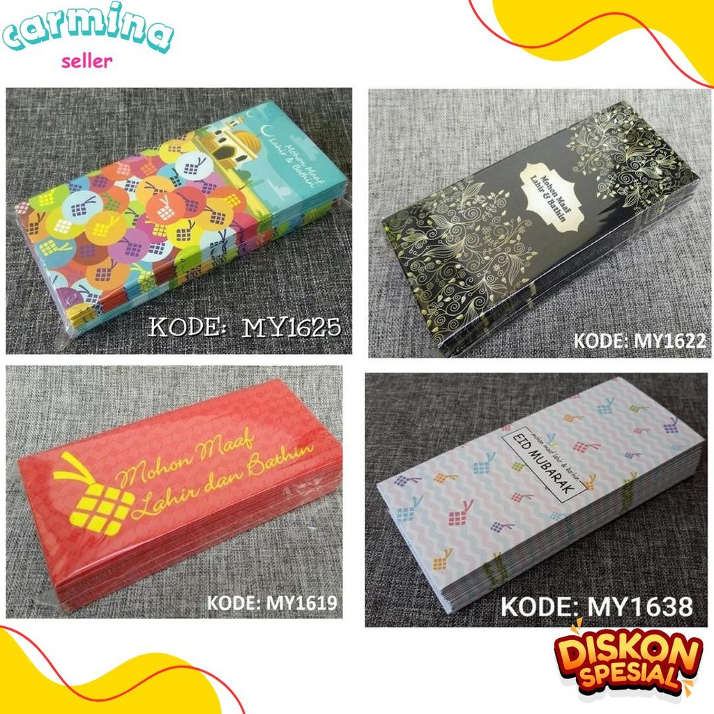 

Amplop Lebaran - Angpao Lebaran Exclusive Code My1623 Terlaris! Produk Ini Banyak Dicari