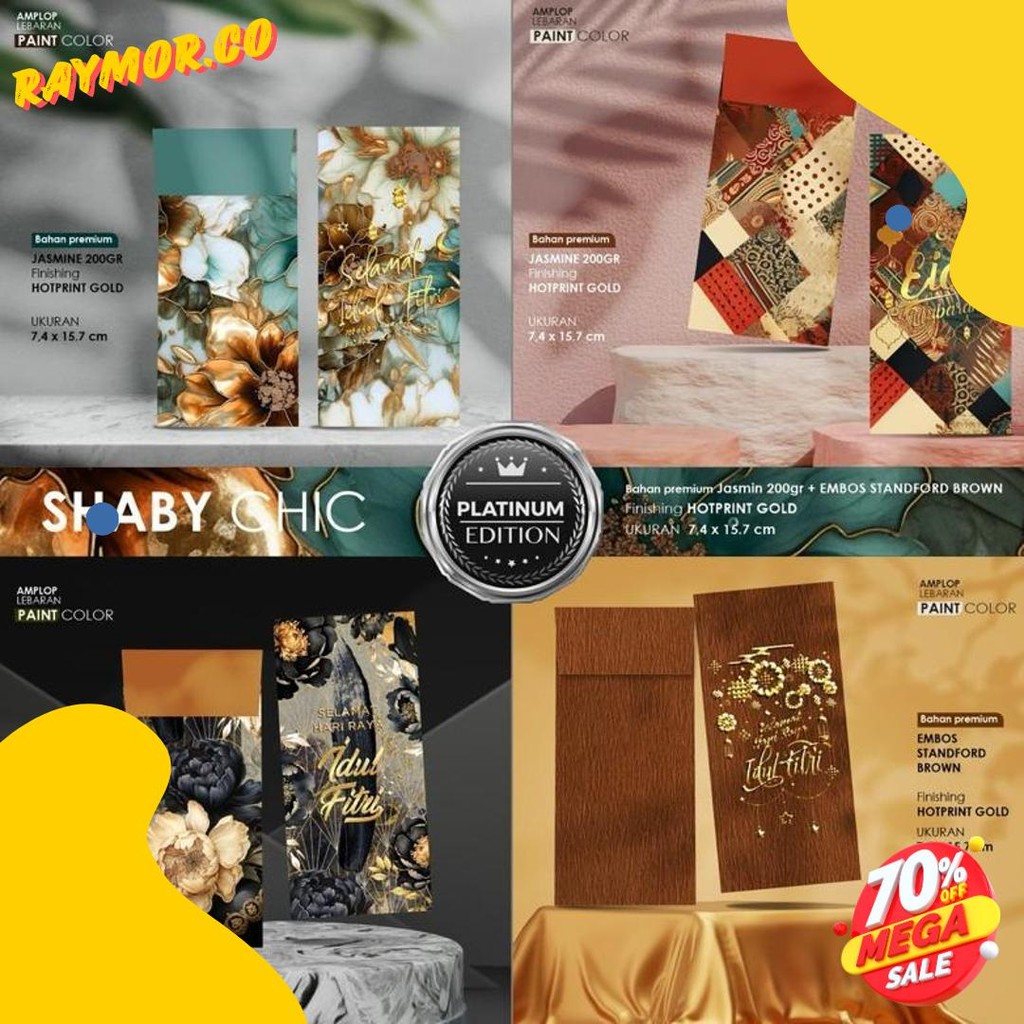 

Amplop Lebaran Exclusive | Isi 40Pcs | Platinum Edition | Lilited Edition | Amplop Lebaran Mewah Terlaris! Produk Ini Banyak Dicari