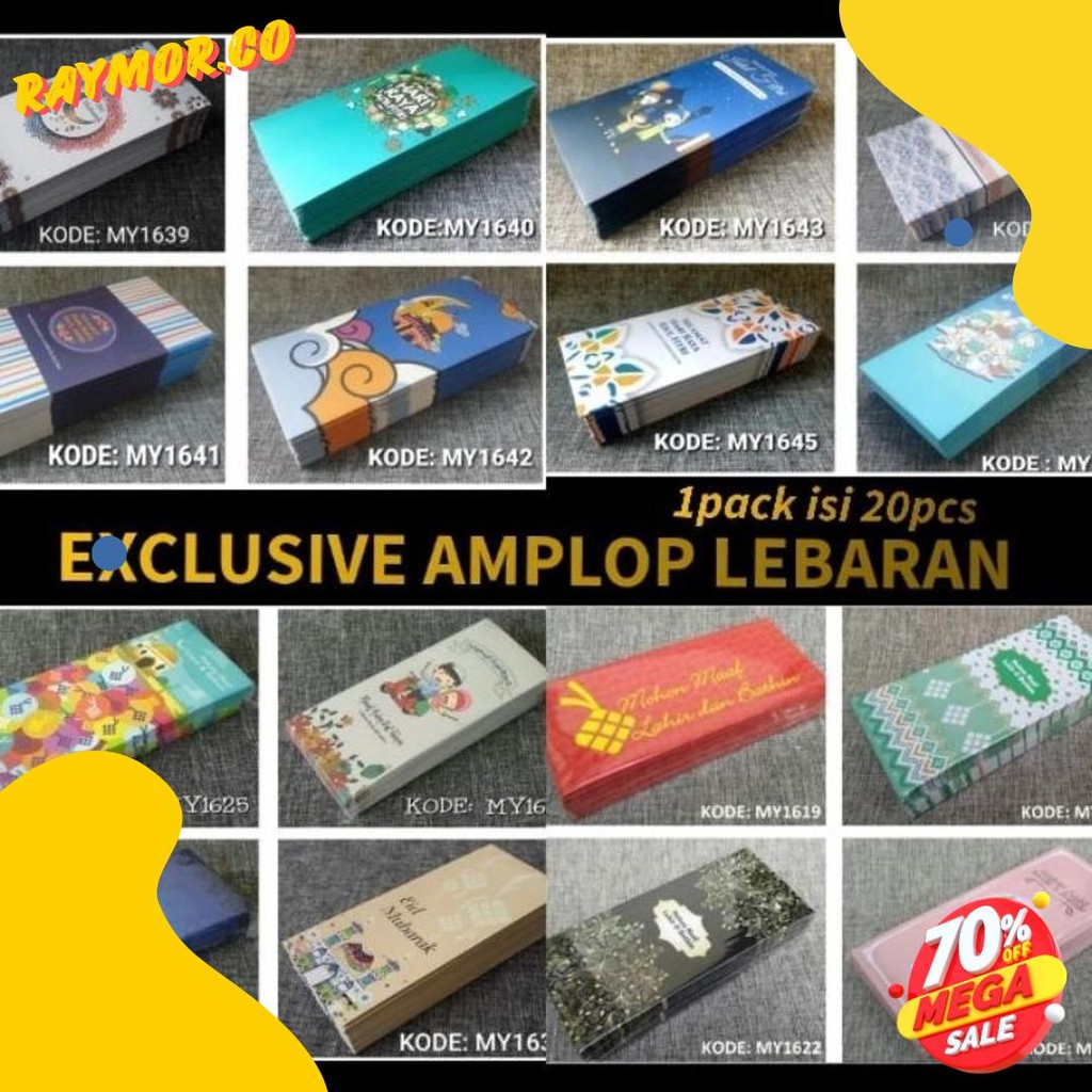 

Amplop Lebaran Exclusive Mewah, Ampau Spesial Idul Fitri Berkualitas Terlaris! Produk Ini Banyak Dicari