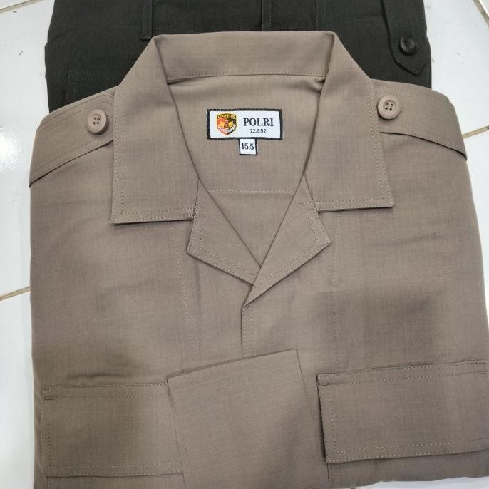 baju stelan pdlt polri jatah