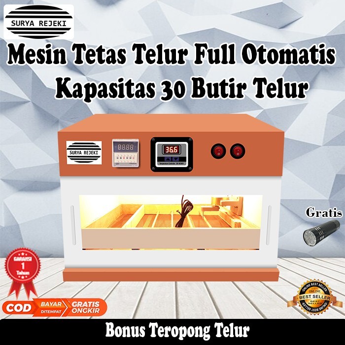 Mesin tetas penetas telur ayam dan bebek otomatis