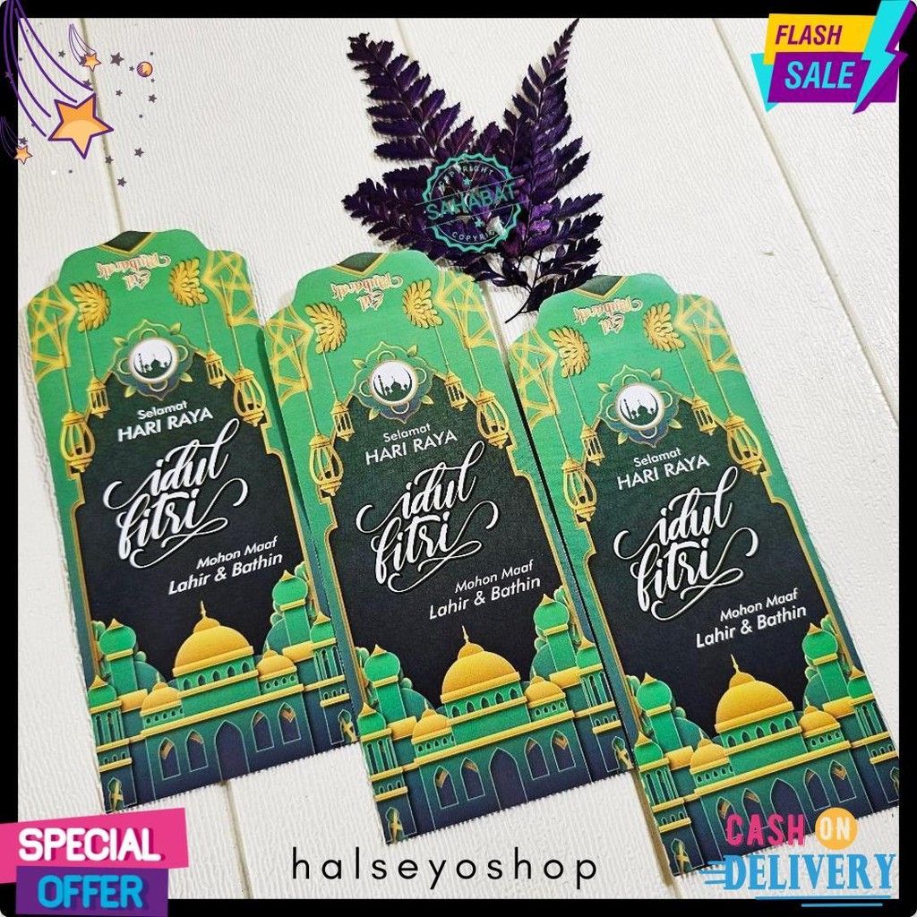 

100 Pcs Amplop Lebaran Idul Fitri Motif Masjid Ukuran Besar / Amplop Masjid Terbaru 2025 Terlaris! Produk Ini Banyak Dicari