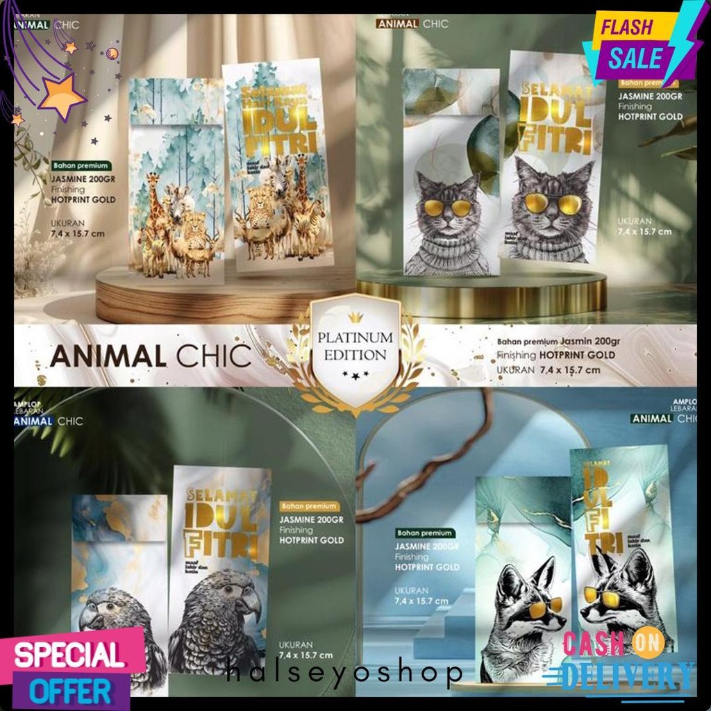 

Amplop Lebaran Platinum Edition (Isi 40 Pcs) | Bahan Premium Jasmine | Isi 4 Desain Sesuai Tema Diskon