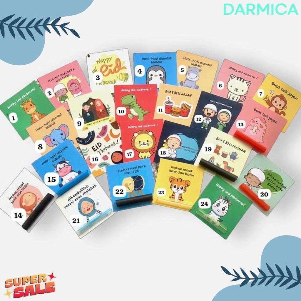 

(100Pcs) Amplop Lebaran Unik Lucu Grosir Uang Diluar Flash Sale! Diskon Hingga 70%