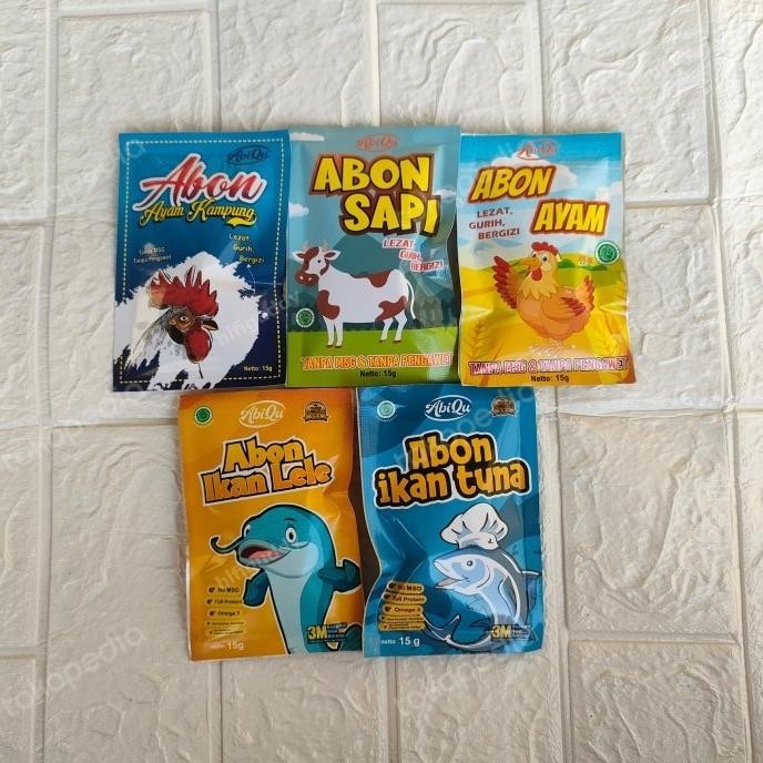 

We69 Abiqu Abon Mpasi Kemasan Sachet 15Gr No Msg Abon Abiqu Sehat | Abon Mpasi Bayi | Abon Non Msg