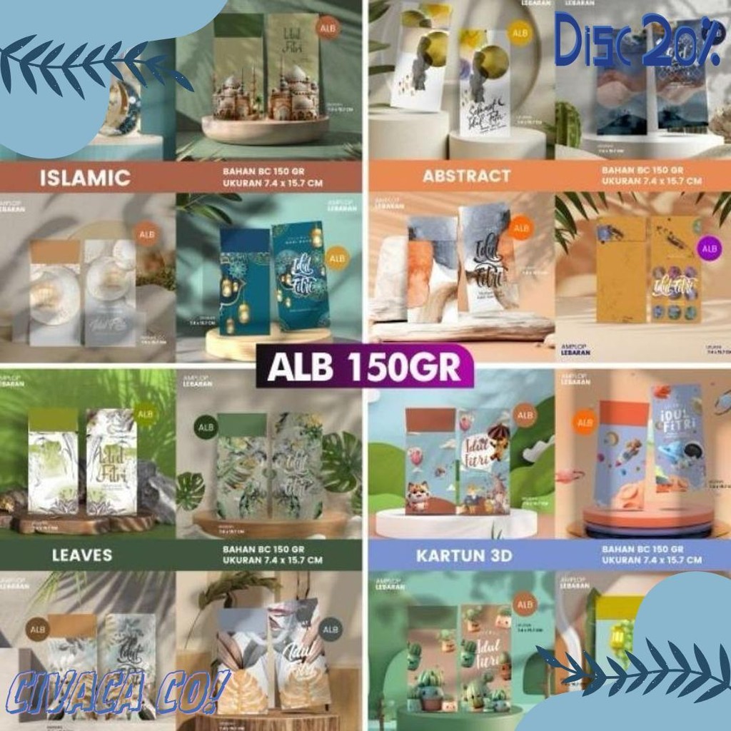 

Amplop Lebaran Premium | Amplop Lebaran Aster 150Gsm | Isi 100Pcs 4Motif (Sesuai Tema) | Amplop Lebaran Kekinian Terlaris! Produk Ini Banyak Dicari