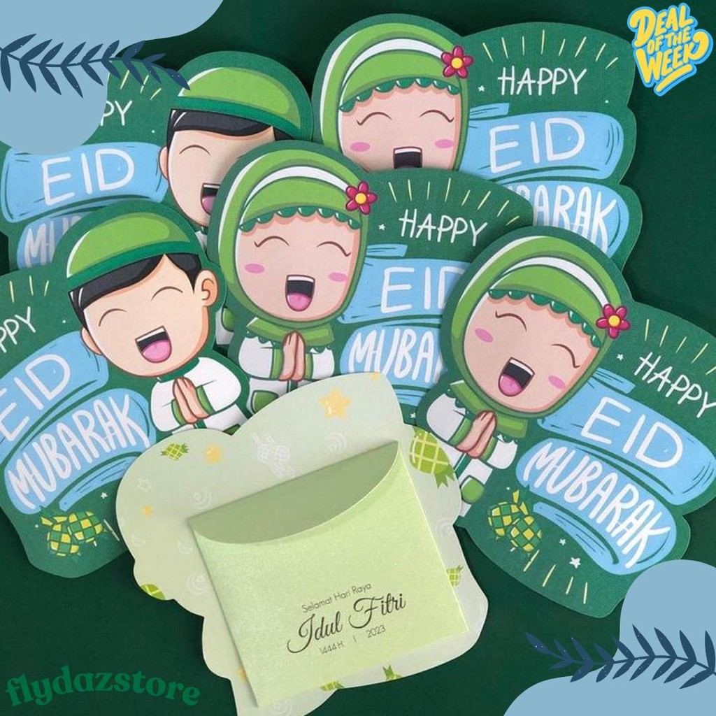 

Amplop Lebaran Lucu / Amplop Lebaran Bentuk 3D Ready Stock Isi 6 Pcs Diskon