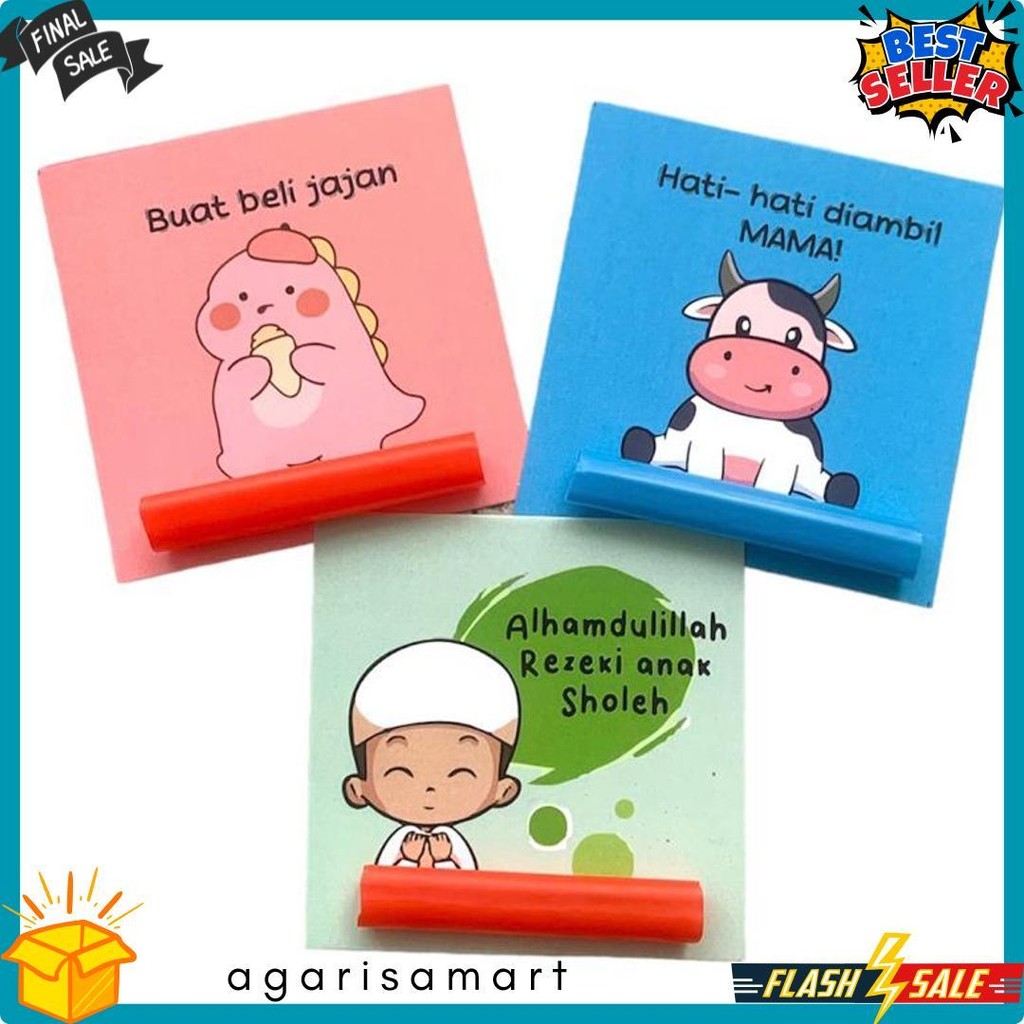 

(100Pcs) Amplop Lebaran Unik Lucu Grosir Uang Diluar Diskon Setengah Harga