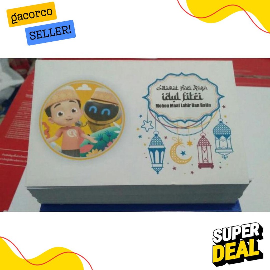 

100 Pcs Amplop Lebaran Custom Flash Sale! Diskon Hingga 70%
