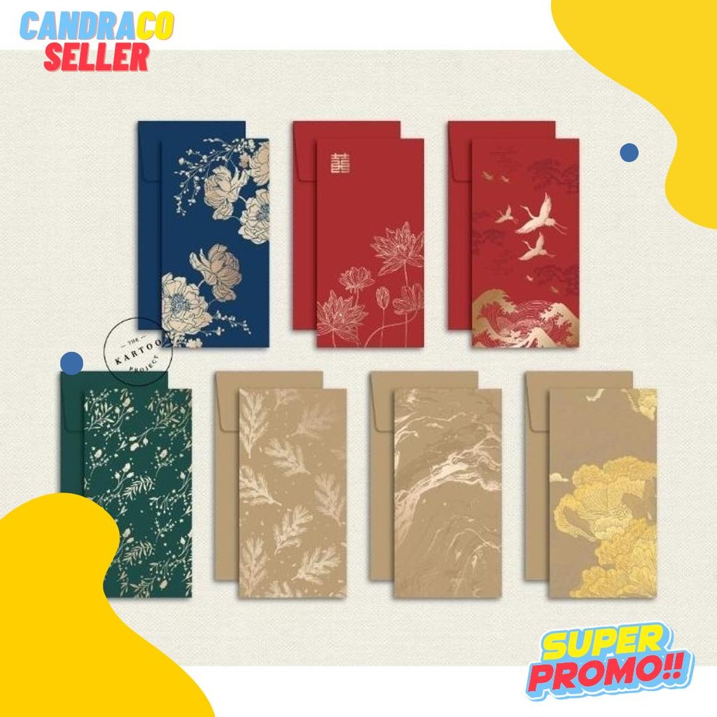 

Angpao Isi 4 Pcs / Money Envelope / Amplop Uang Premium Untuk Imlek, Wedding, All Occasion Terlaris! Produk Ini Banyak Dicari