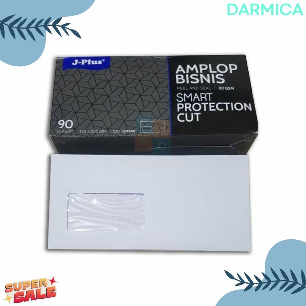 

Jplus - Amplop Putih Jendela Kiri No.90 Biru - Pack Terlengkap Dan Termurah