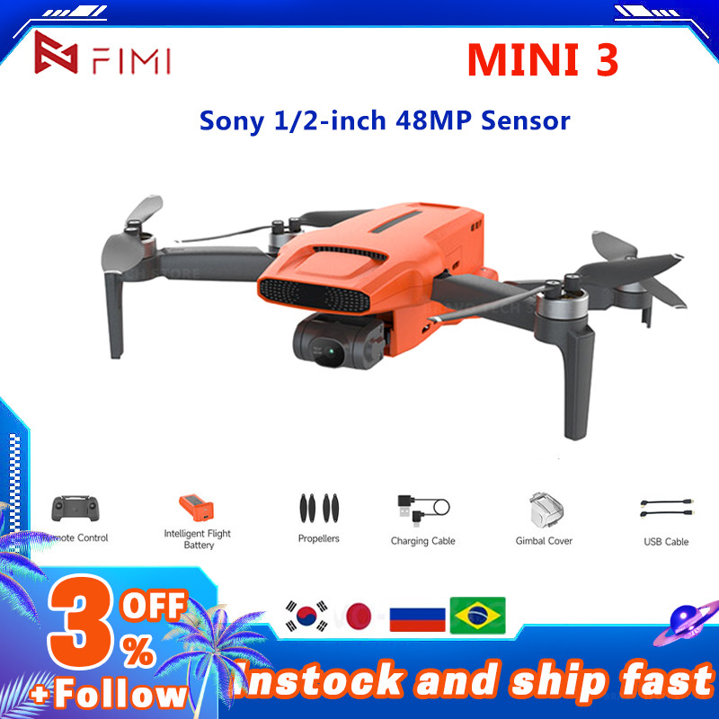 HOT SALE NEW FIMI MINI 3 drone 4K 60fps AI Super Night Video 9km range 3-axis Gimbal 249g Ultralight