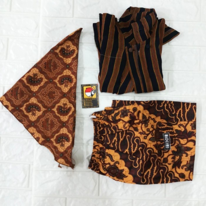 Baju lurik anak baju jawa baju batik anak baju jogja anak