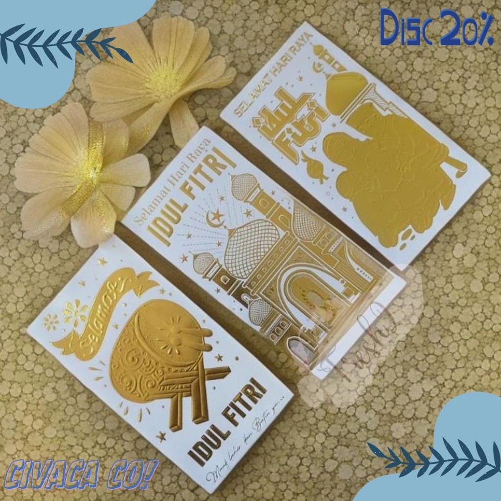 

Angpao Lebaran Hologram Emas / Amplop Idul Fitri Motif Mewah Terlengkap Dan Termurah