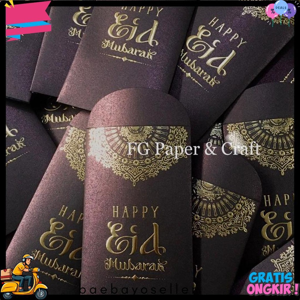 

Amplop Idul Fitri 5Pcs Money Envelope Arabic Pattern By Fgpaper Diskon