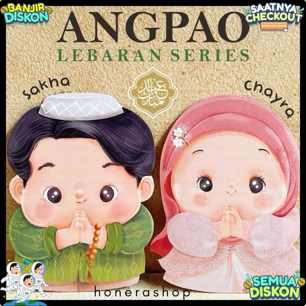 

Amplop Lebaran Idul Fitri - 1 Set Isi 6Pcs Diskon