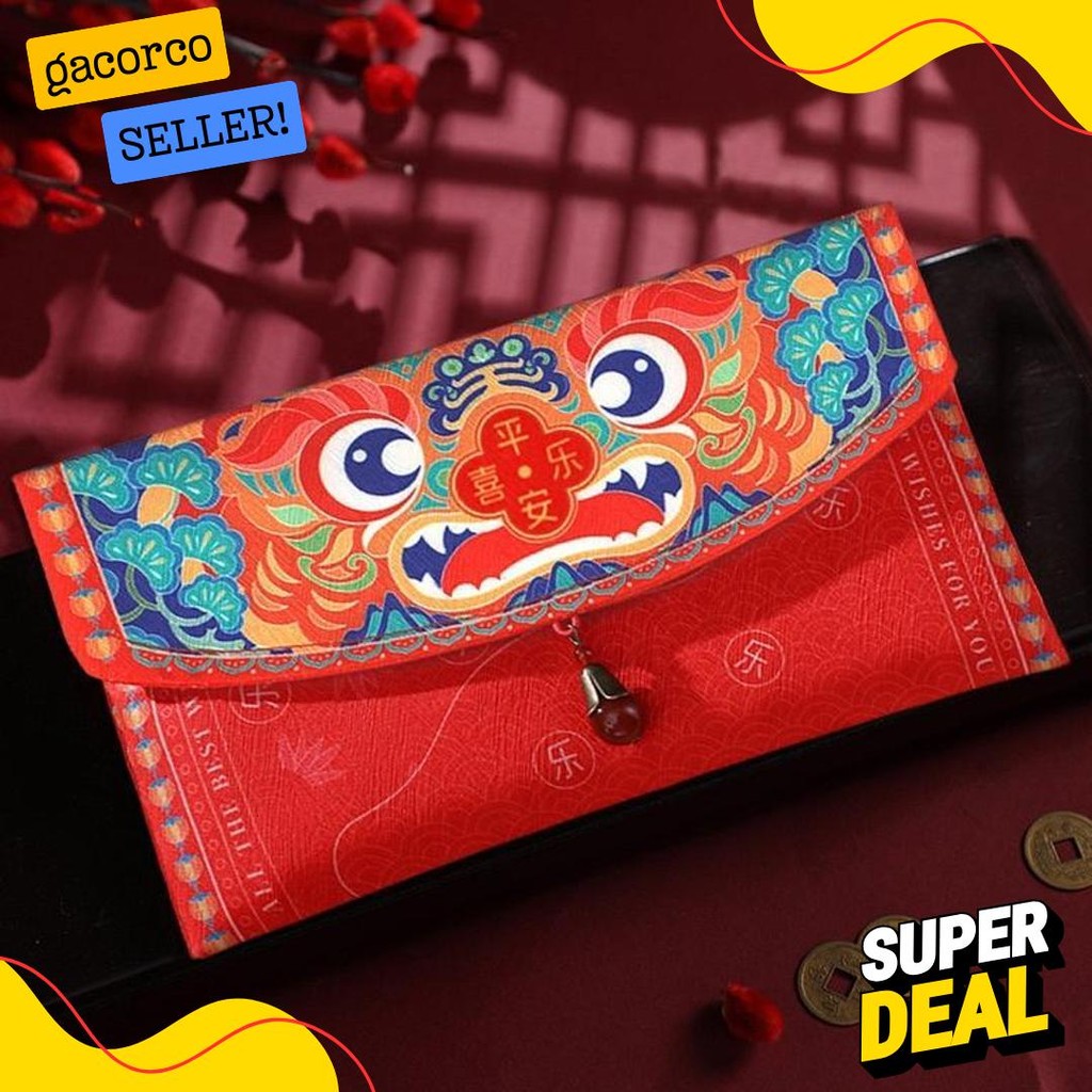 

Angpau Imlek Tahun Baru 2025 Kain Tebal Premium Impor Chinese | Angpau Kain Amplop Merah Tahun Baru Imlek 2025 Diskon Setengah Harga