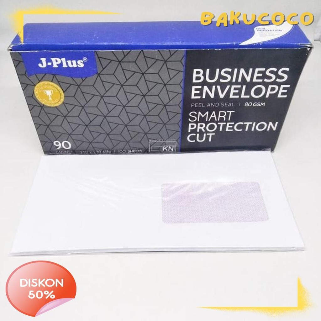 

Amplop Putih Window Jendela Kiri Jplus 90 Cabinet 80 Gsm Isi 100 Lembar Flash Sale! Diskon Hingga 70%