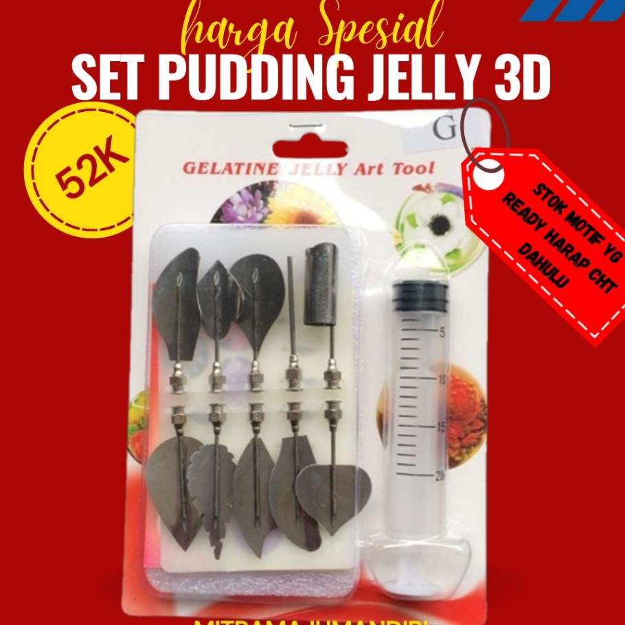 Et Pudding Nozzle 3D Jelly Flower Cae Jello Gelatin Art Tool