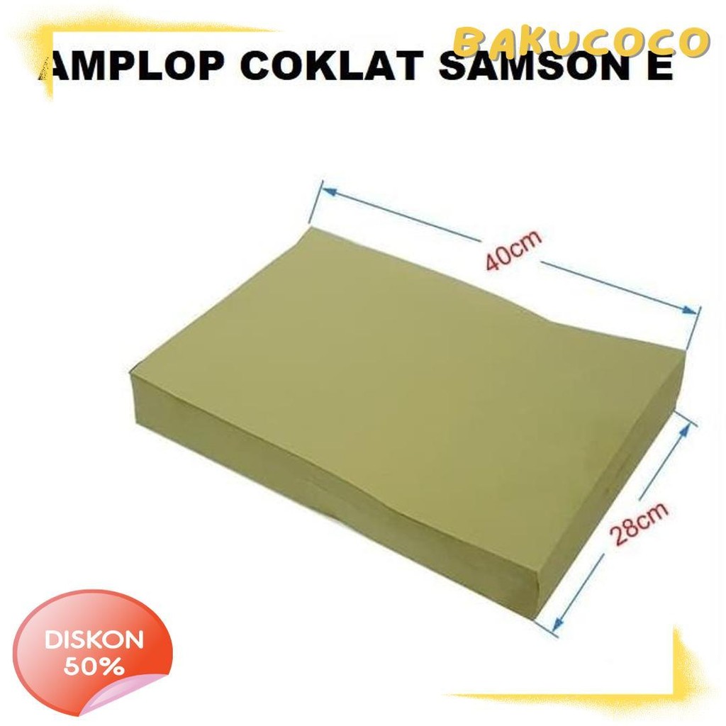

Amplop Coklat Samson Isi 100 Lembar/ Amplop Coklat (D Dan E) Terlaris! Produk Ini Banyak Dicari