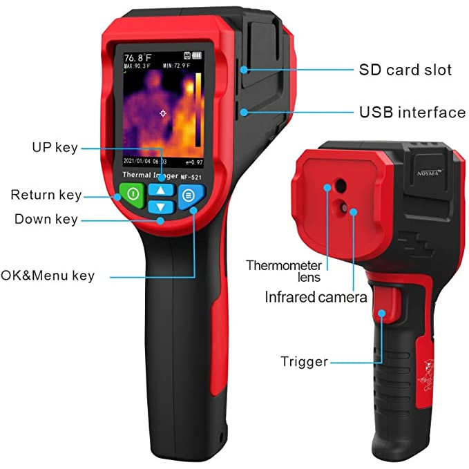 SALE NOYAFA Thermal camera NF-521 Industry Handheld Thermal Imaging Camera Non-contact Handheld NOYA