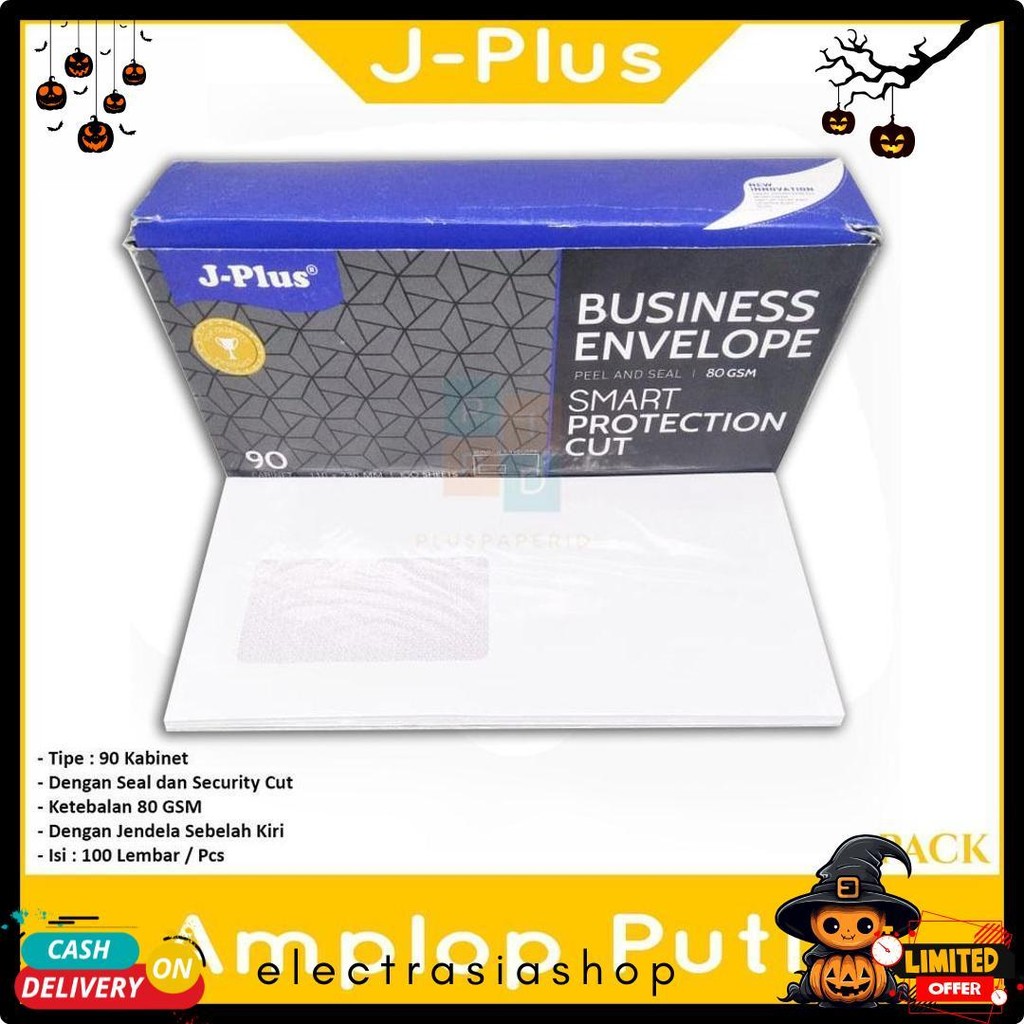 

Jplus - Amplop Putih Jendela Kiri No.90 Biru - Pack Terlengkap Dan Termurah