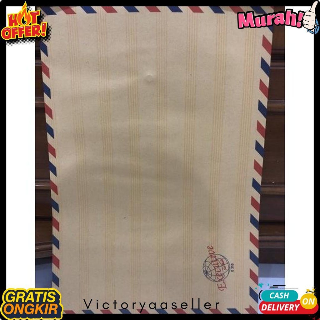 

[50 Pcs] Amplop Coklat Folio Tali Airmail 310 Executive Diskon Setengah Harga