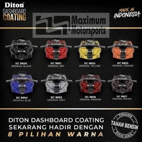Terlaris DITON PREMIUM DASHBOARD COATING ORIGINAL ALL COLOUR 8 WARNA SALE