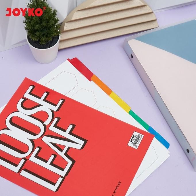 

Joyko Loose Leaf Divider A5 B5 / Pembatas Binder Halaman Buku Index