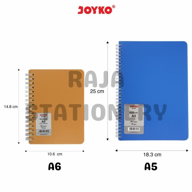 

Joyko Notebook A5 A6 Spiral / Buku Catatan Buku Tulis Joyko Garis