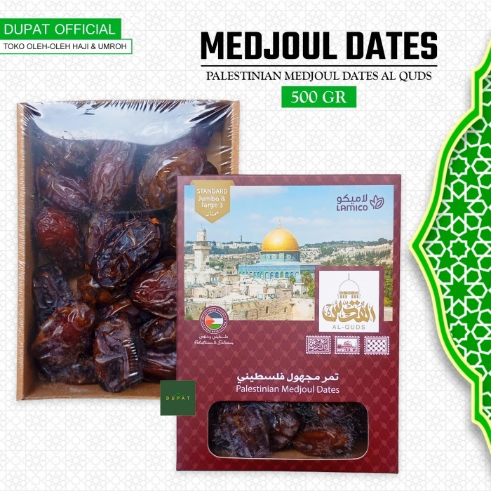 

Kurma Medjoul Al-Quds Palestina Jumbo / Medjool Dates Premium 500 gr