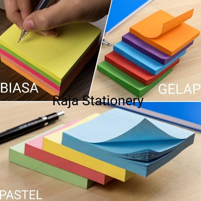 

Joyko Memo Stick Sticky Notes 8cm / Kertas Memo Joyko Tempel Catatan