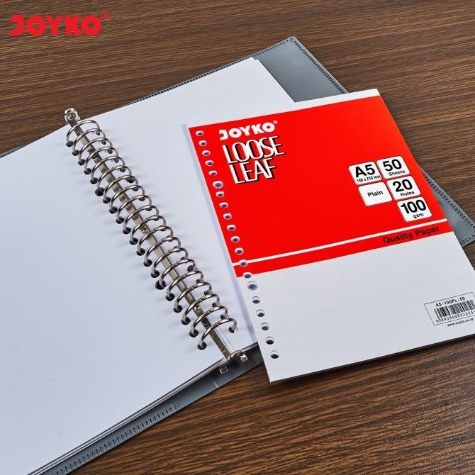 

Joyko Loose Leaf A5 Plain / Kertas Binder Joyko Polos Tebal 100PL