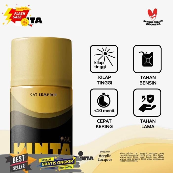 DISKON (FOSFOR) 801 FOSFOR GREEN* - KINTA CAT GLOW IN THE DARK SEMPROT / PILOX / SPRAY PAINT 150CC