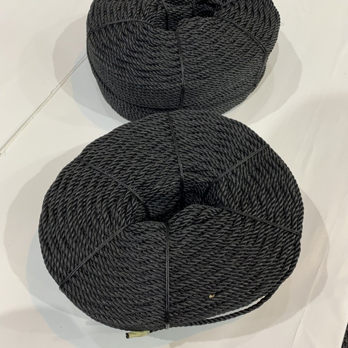 Tali Tambang Nylon Hitam 5mm, 100m