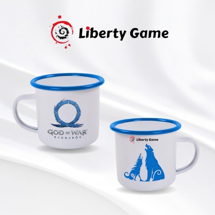 PS5 Mug / Gelas God Of War Ragnarok Edition Official Playstation