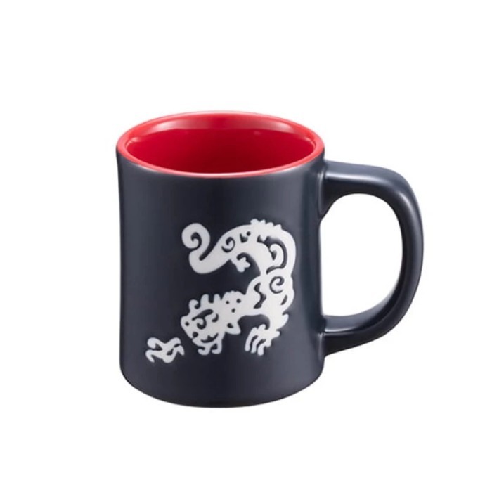 TERLARIS MUG STARBUCKS DEMITASSE 3OZ STAMP DRAGON KOMODO TAIWAN
