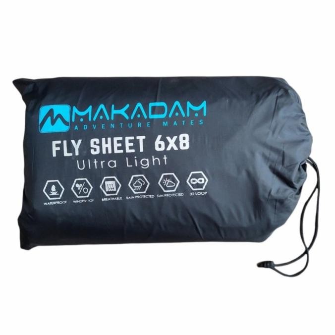 flysheet camping 6x8 - flysheet ultralight - flysheet tenda camping Terlaris