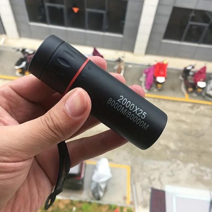 Teropong Mini Monokular / Monocular Portable Travel HD BAK4 2000x25 Terlaris